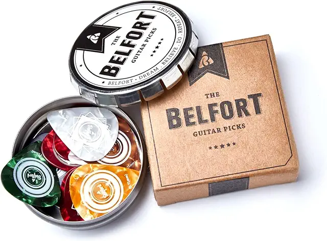 BELFORT 20 hochwertige Plektren für Gitarre